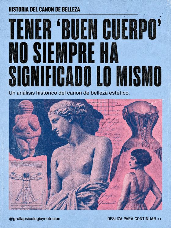 Portada de carrusel: tener buen cuerpo no siempre ha significado lo mismo
